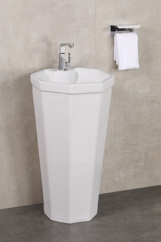 Single Piece Basin White